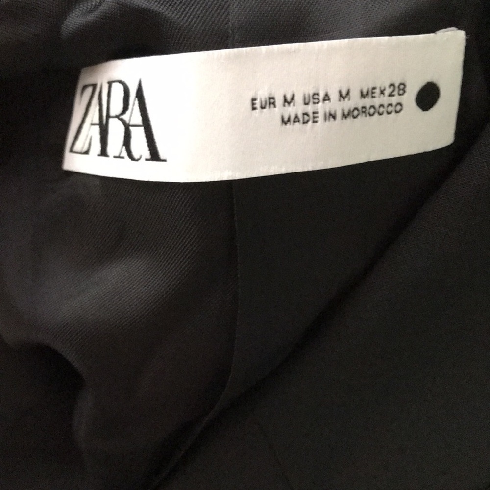 ZARA CROPPED WOOL BLEND BLAZER - Picture 10 of 10